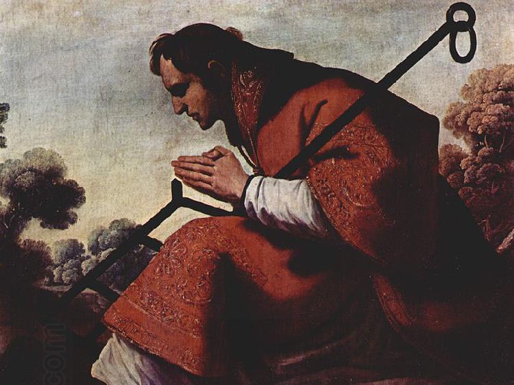 Francisco de Zurbaran Hochaltar des Kartauserkloster Nuestra Senora de la Defension in Jerez de la Frontera, Szene: Hl. Lorenzo China oil painting art